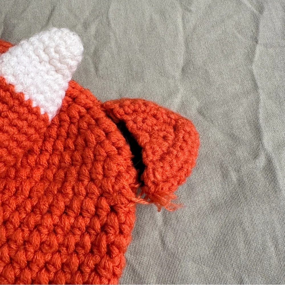 Handmade Cute Fox Knit Hat